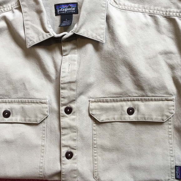 patagonia canvas shirt